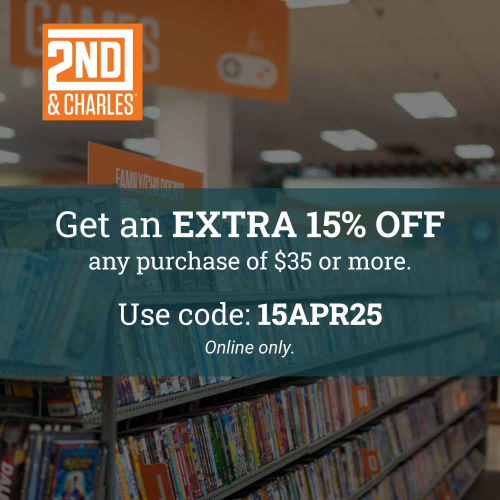 2nd & Charles - Get an extra 15% of any purchase of $35 or more only at 2ndandcharles.com with code 15MAY24