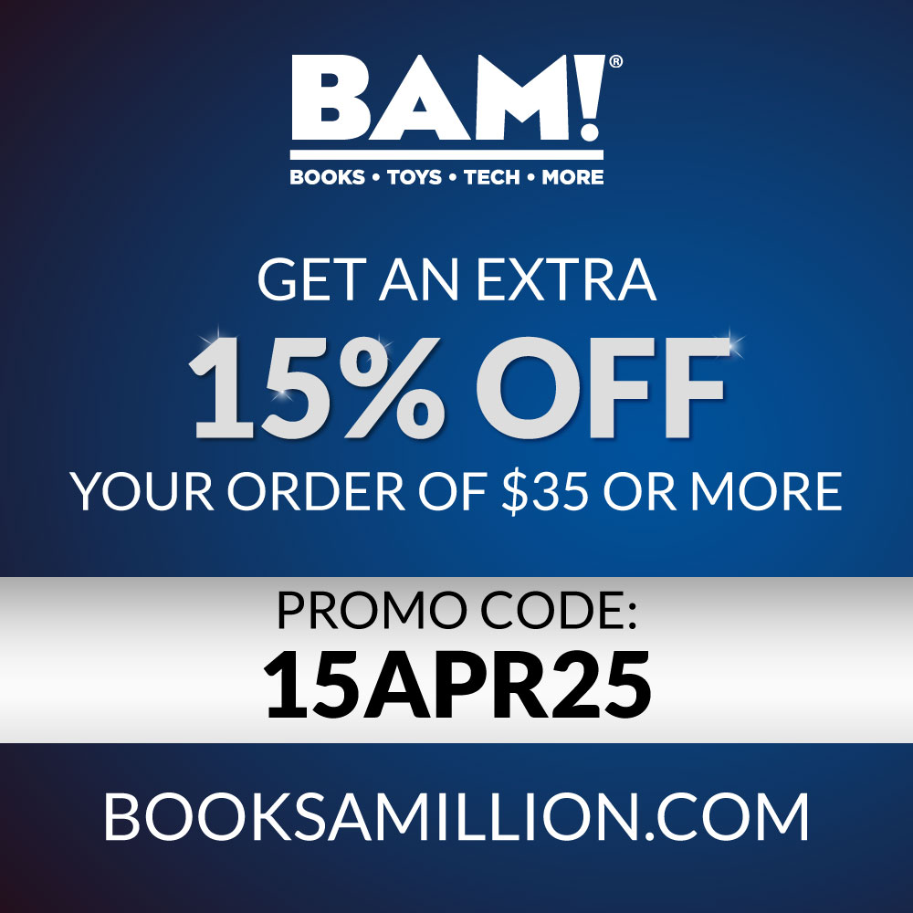 Books a Million - GET AN EXTRA 15% OFF YOUR ORDER OF $35 OR MORE<br>PROMO CODE: 15MAR24