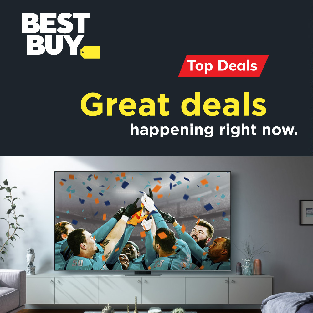 Best Buy - Top Deals<br>Great deals happening right now.