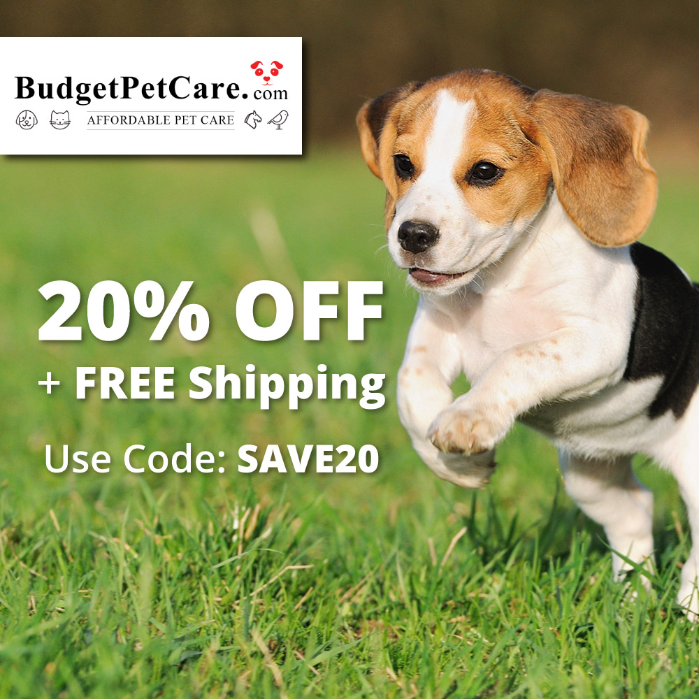 Budget Pet Care - 20% OFF + FREE SHIPPING<br>USE CODE:SAVE20