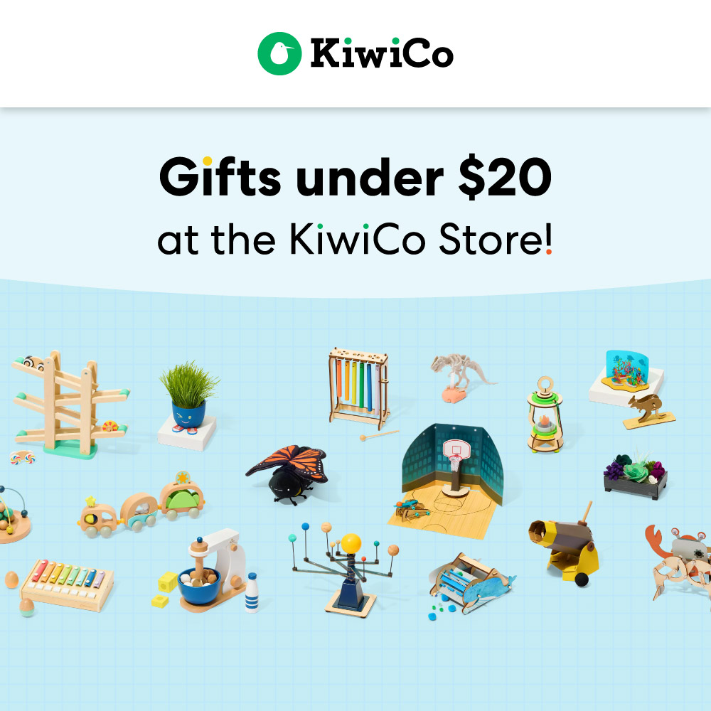 KiwiCo - Gifts under $20<br>at the KiwiCo Store!