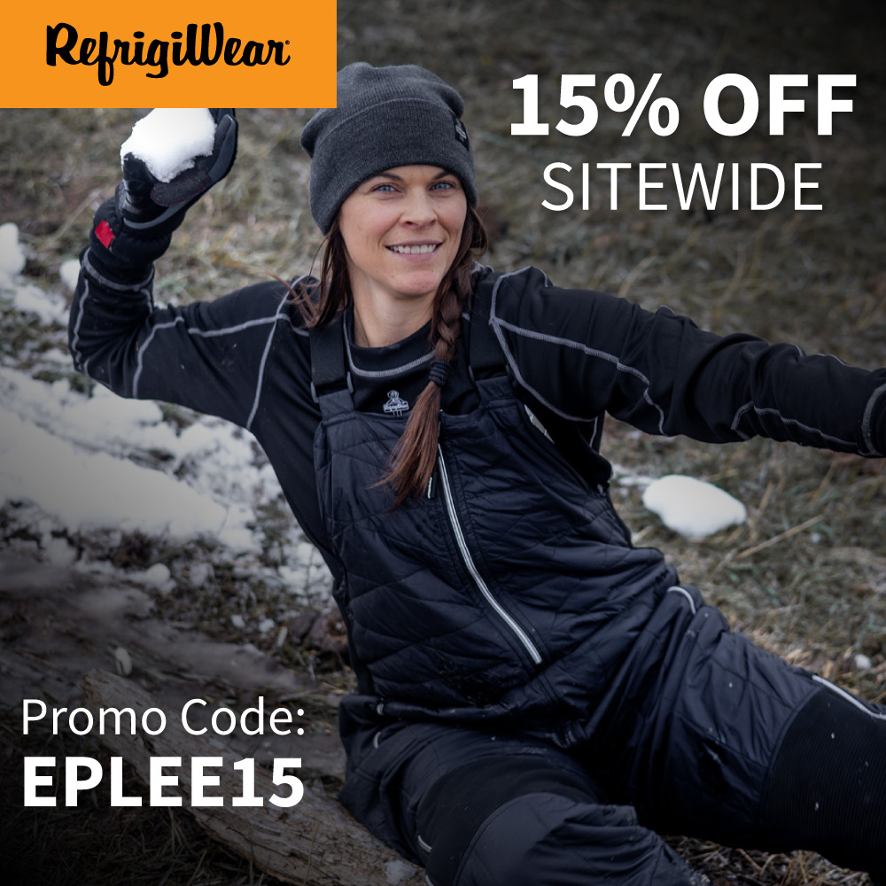 RefrigiWear - 15% OFF<br>SITEWIDE<br>Promo Code:<br>EPLEE15